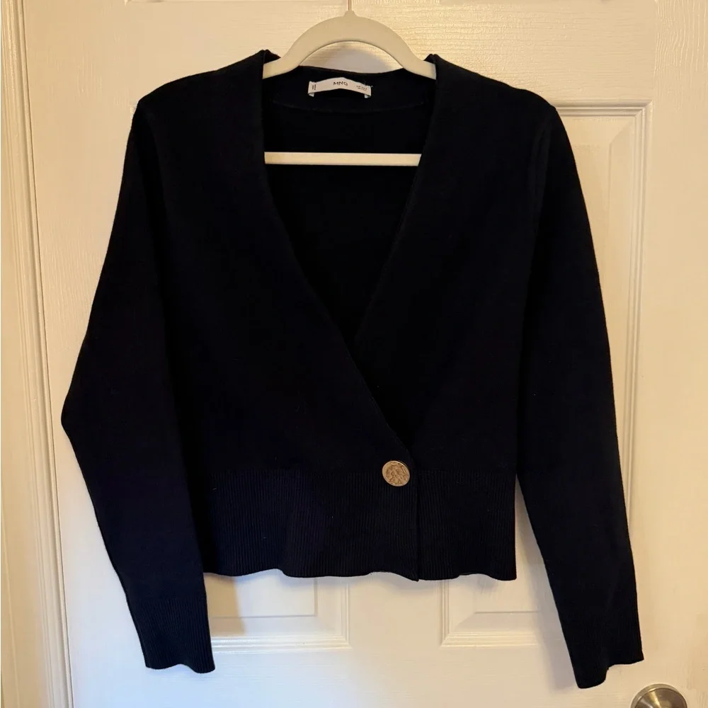 Mango Cross Over Cardigan Size S - Picture 2 of 7
